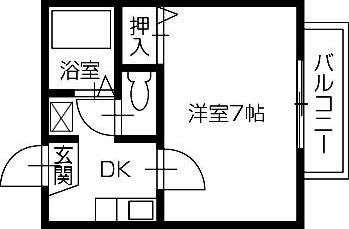 タウンハイツF　間取り